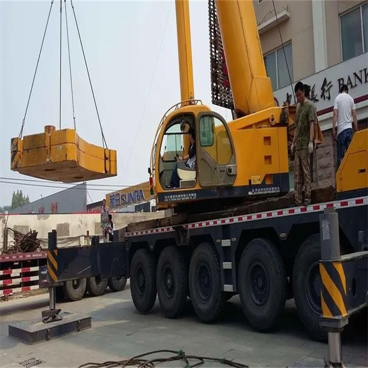 屏山当地吊车出租|机器吊装|75吨|工厂搬迁服务